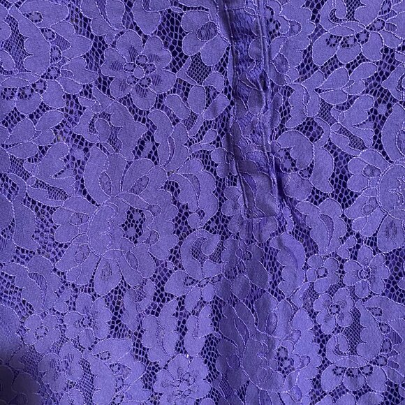 Torrid Women's Long Sleeve Purple Harper Lace Pullover Blouse Size 2 - Picture 8 of 8